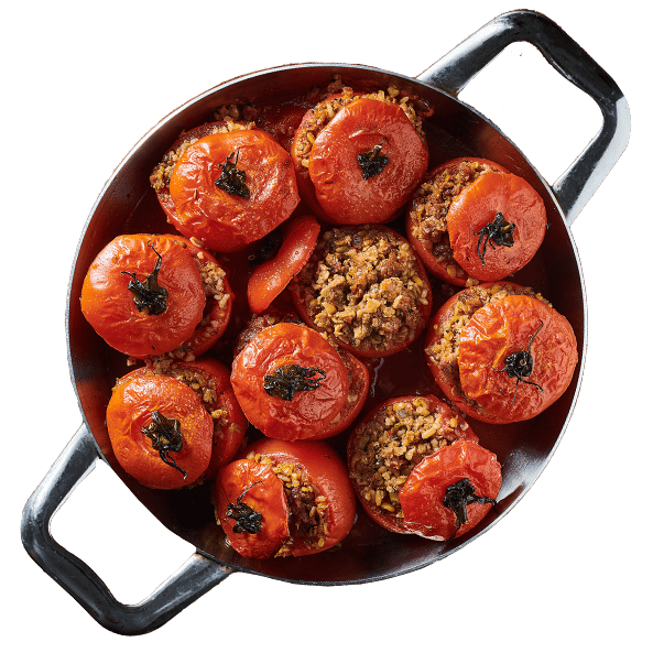 עגבניות צלויות ממולאות בבשר-חדש