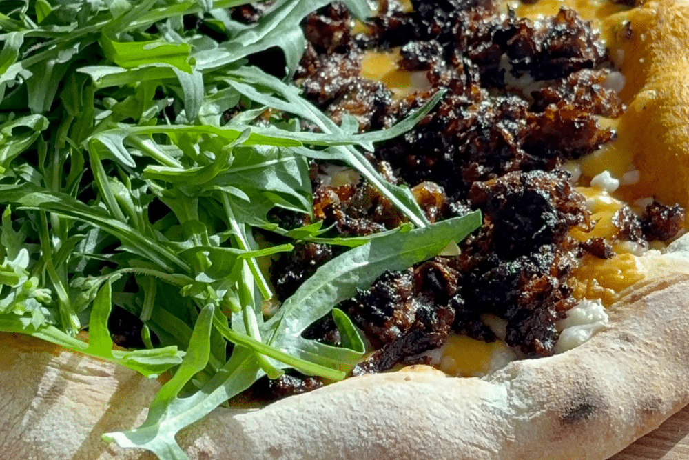 כריך פיצה מפורק רידיפיין וצ'דר