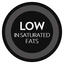 Low in saturated fat