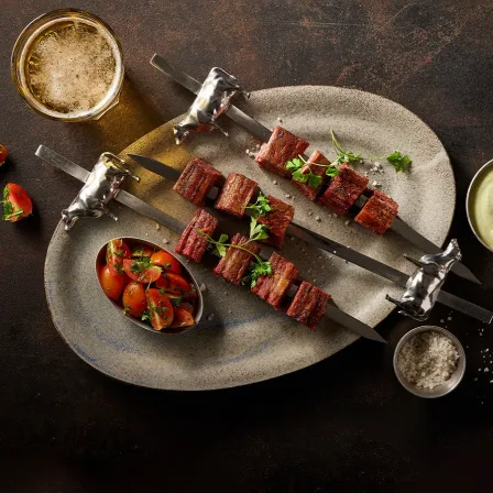 Flank Steak-Schaschlik