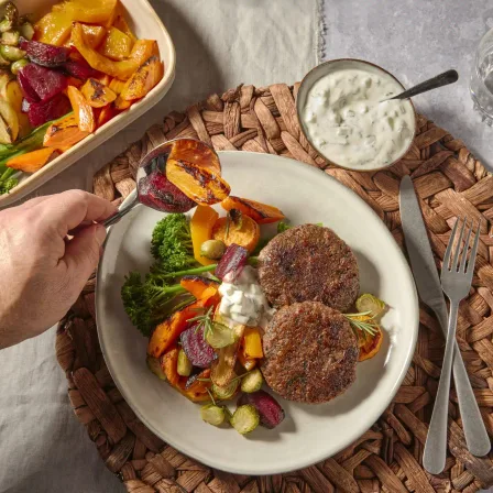 Lamm-Frikadellen mit Tzatziki