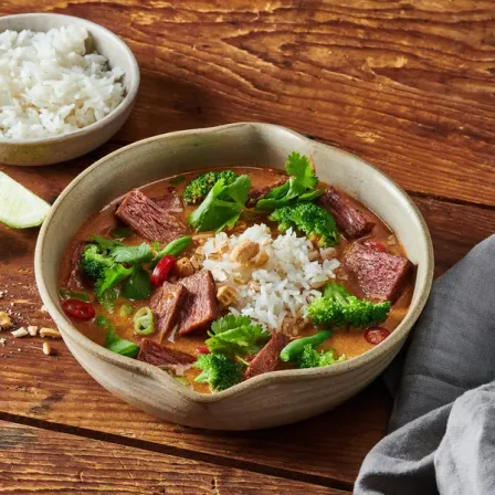 Massaman Curry mit Redefine Flank Steak