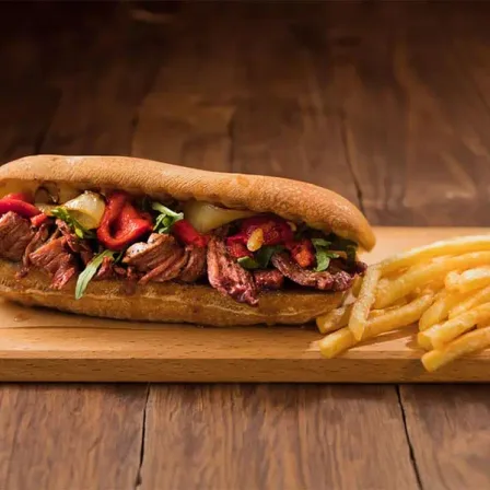 Flank Philly Cheesesteak