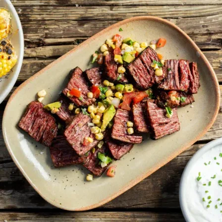 Flank Steak with Corn Salsa