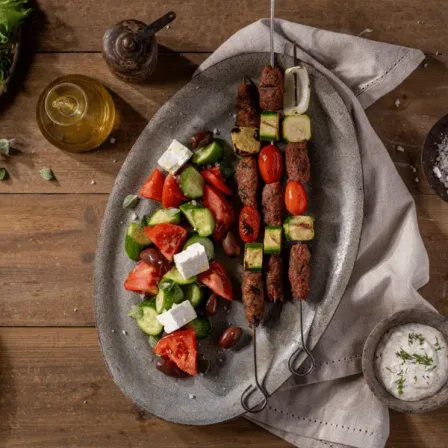 Brochettes Kebab Grillées à la Méditerranéenne