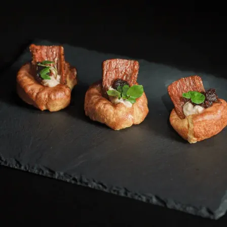 Mini Yorkies with Redefine Flank Steak