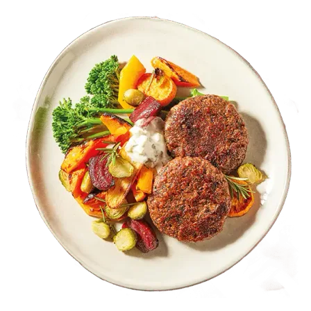 Lamsburgers met tzatziki