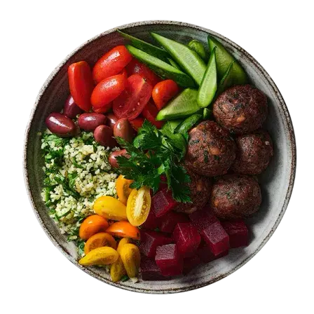 POKE BOWL MET NIEUW-VLEES