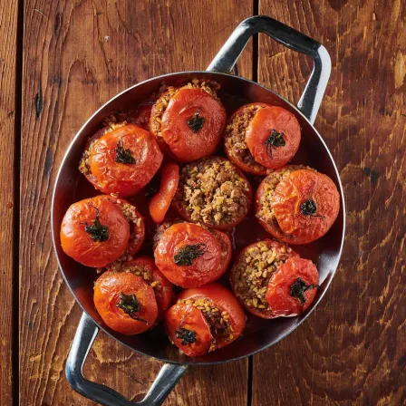Geroosterde gevulde tomaten met Redefine Gehakt