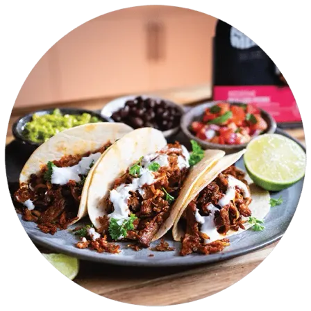 Taco’s met pulled Pork