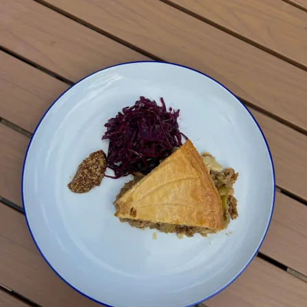 Pulled Pork, Apple & Sage Pithivier