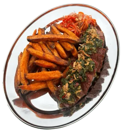 Redefine Beef Flank Steak Frites