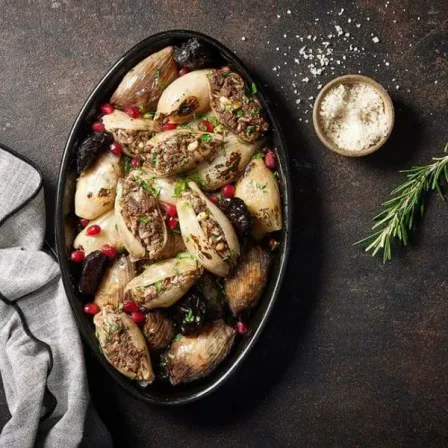 Stuffed Onions with Lamb Kofta and Quinoa