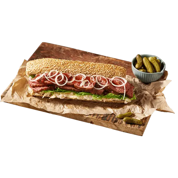 Beef Flank “Brisket” Sandwich