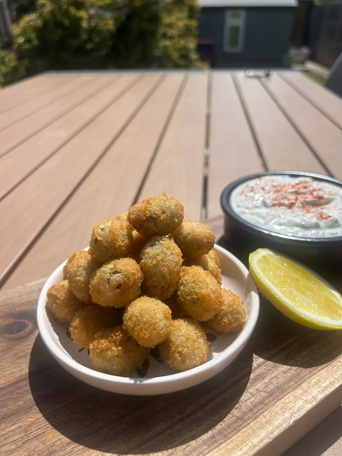 Crispy Lamb-Stuffed Olives