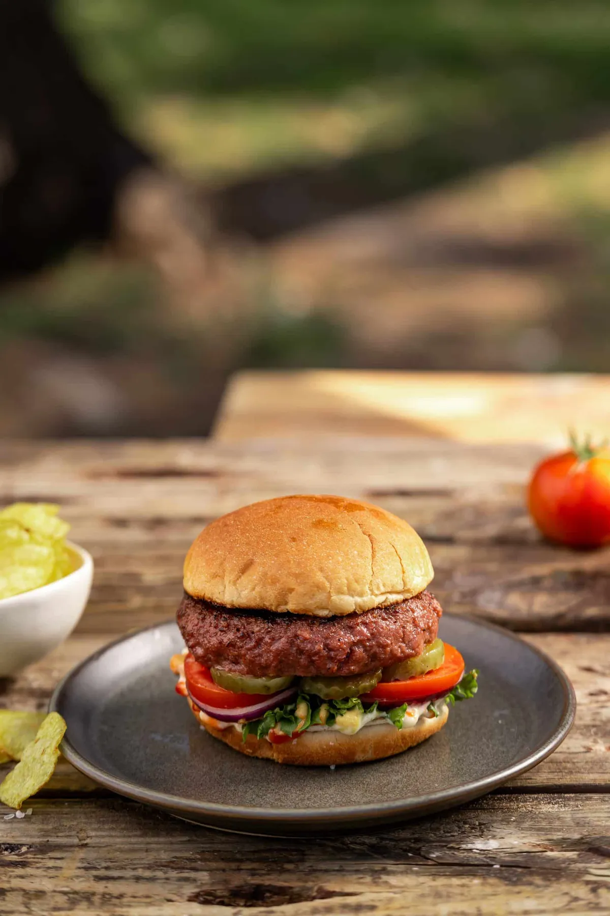 Klassischer Redefine BBQ-Burger