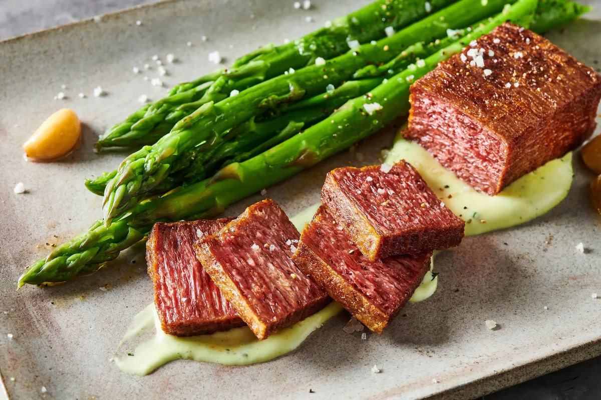 Redefine Flank Steak mit pflanzlicher Bearnaise