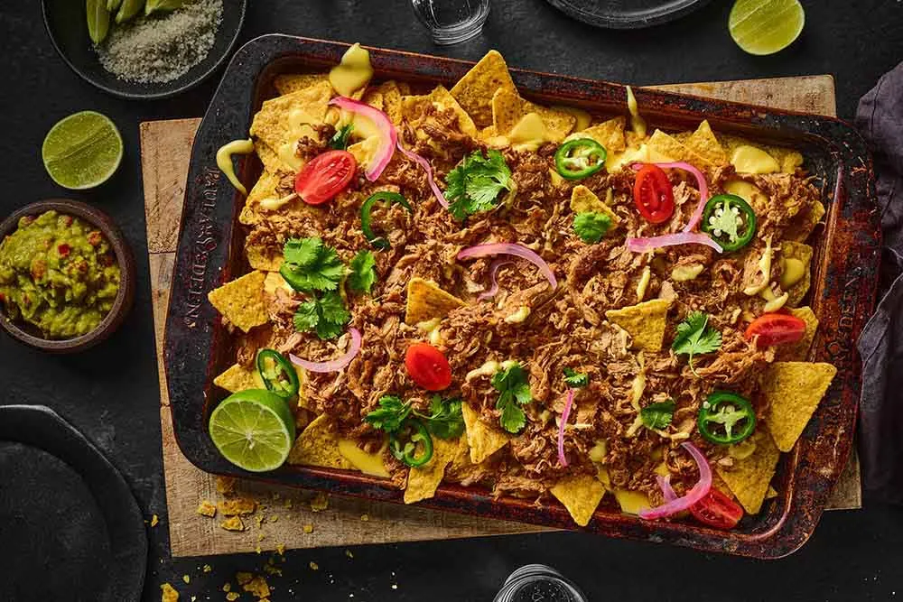 Mexikanische New-Meat Nachos