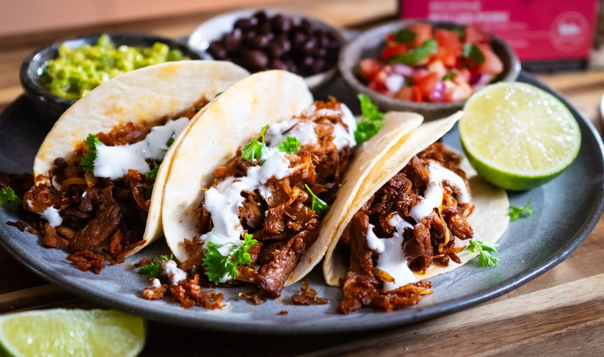 Tacos mit Pulled Pork
