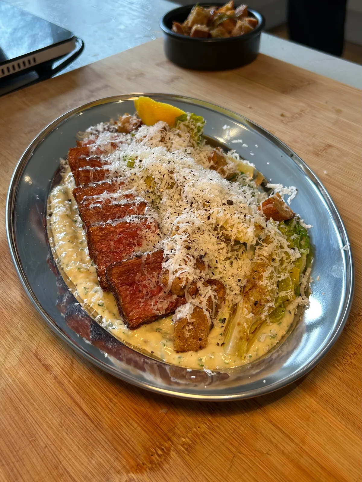 Flank Steak Caesar Salad