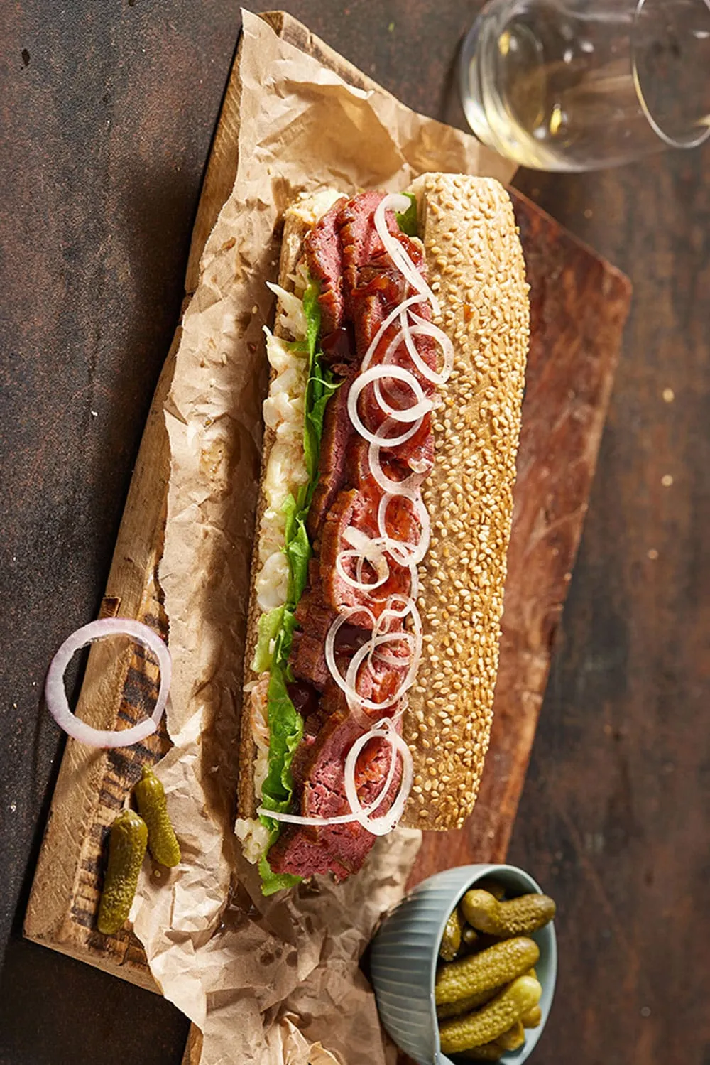 Sandwich « Brisket » Bavette de bœuf