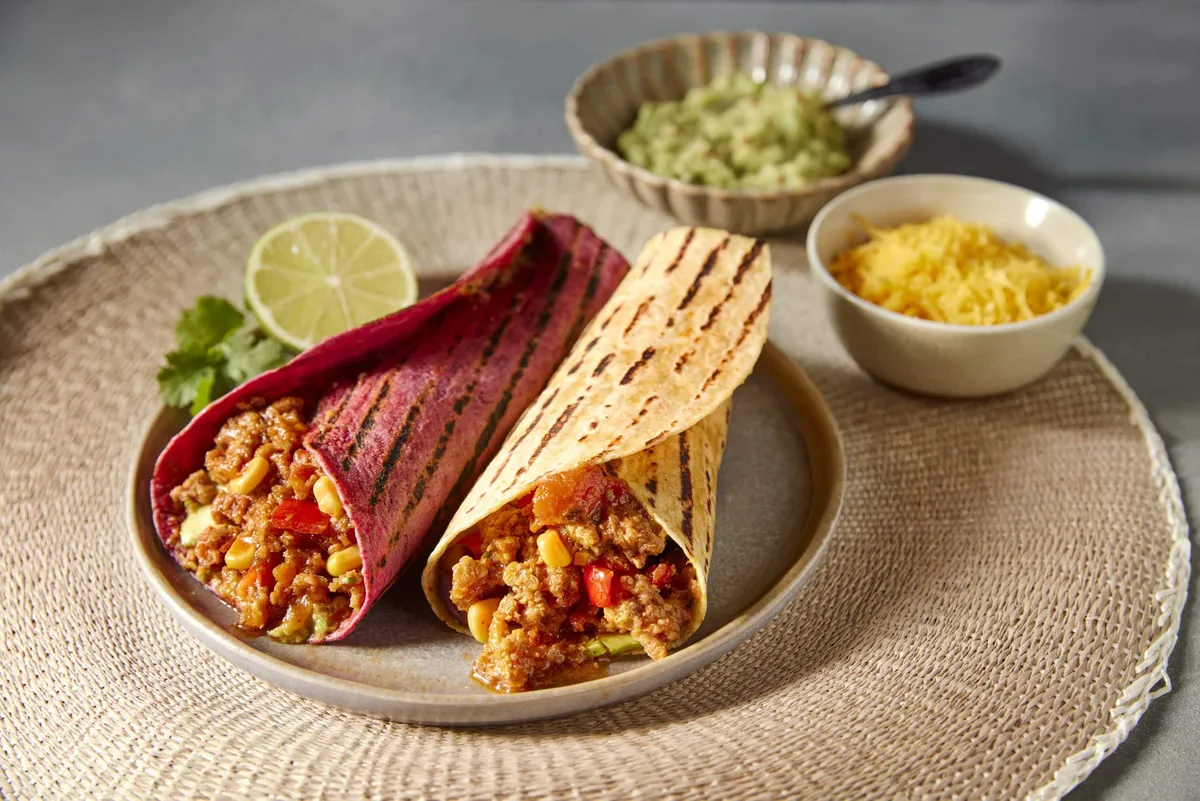 Burritos végétariens gourmands