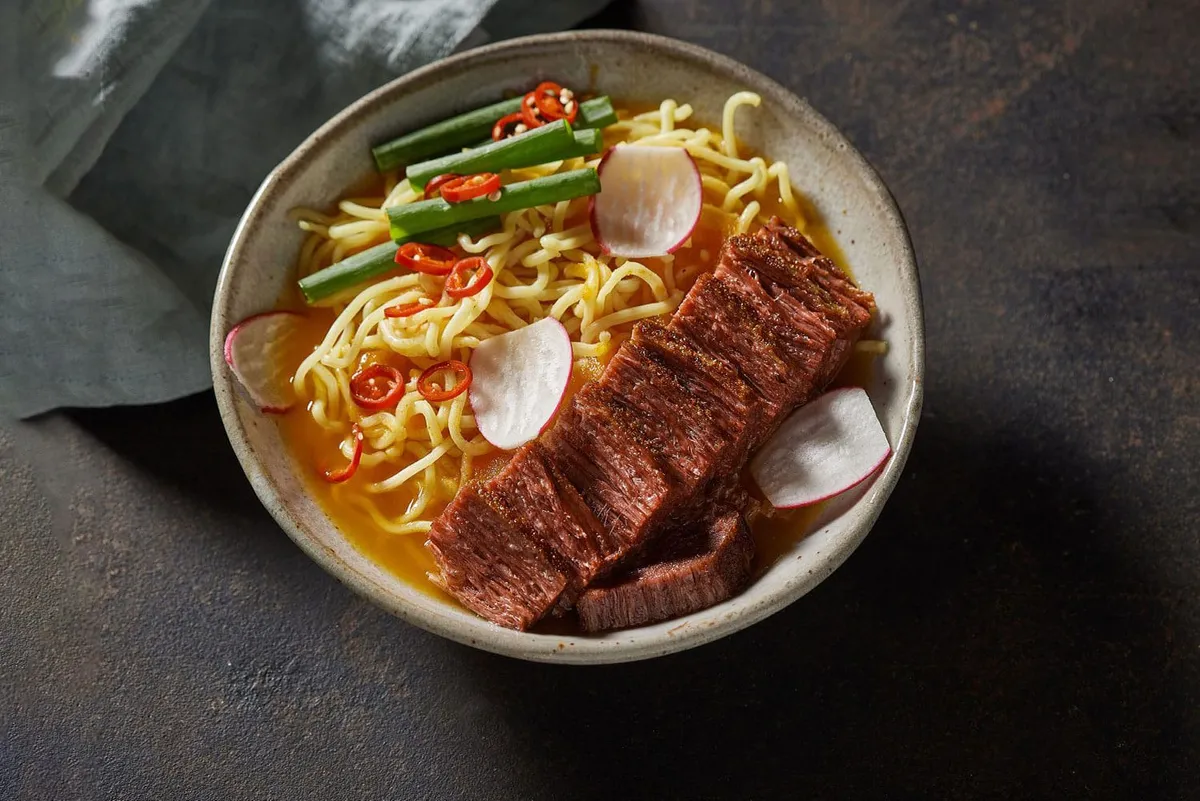 Ramennoedels met Runder bavette