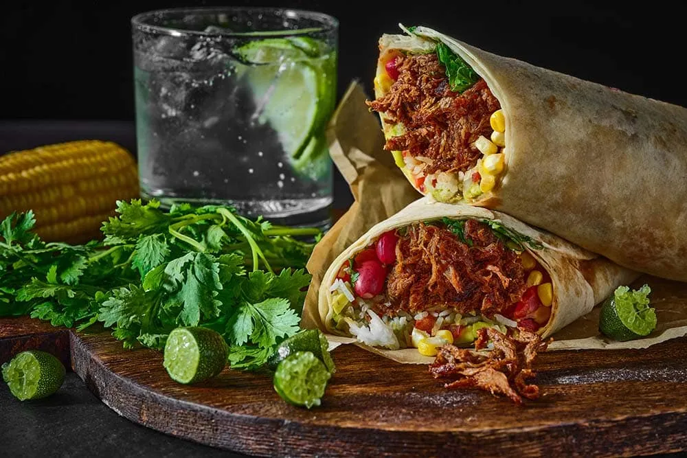 Mexicaanse taco's met nieuw-vlees