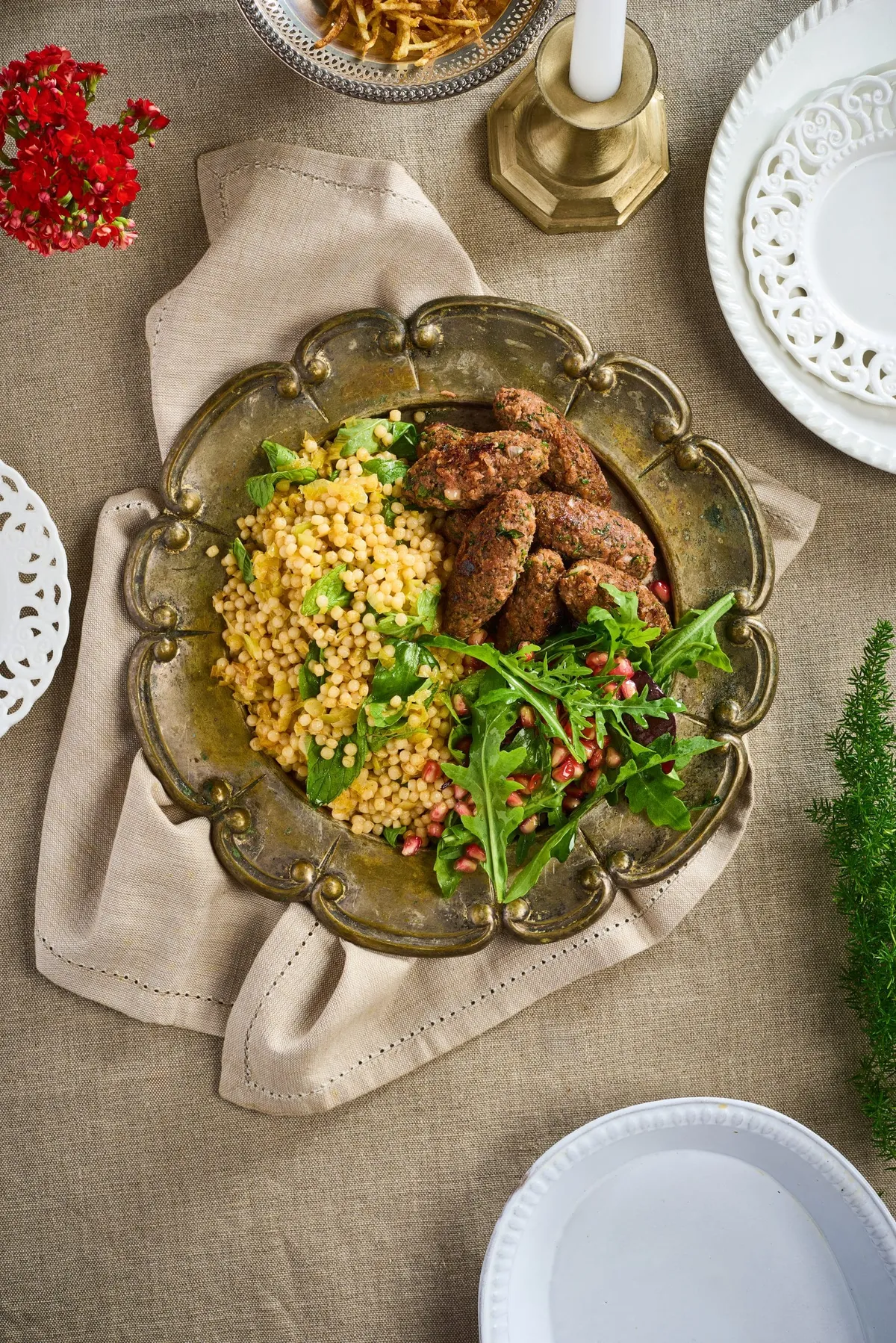 Redefine lamskofta met Parelcouscous