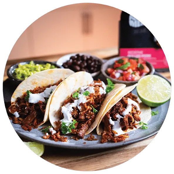 Taco’s met pulled Pork