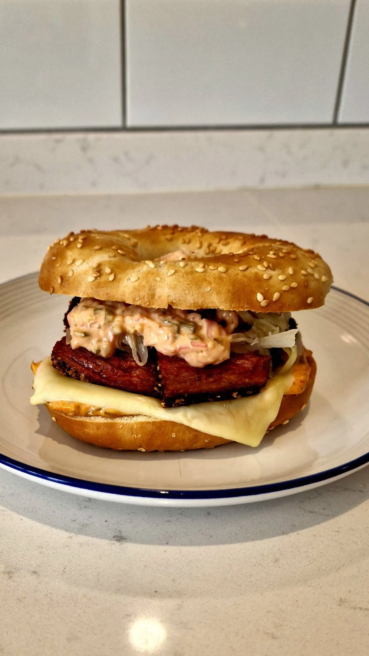 The Reuben Bagel