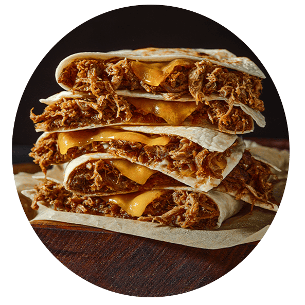 Quesadilla’s met nieuw-vlees