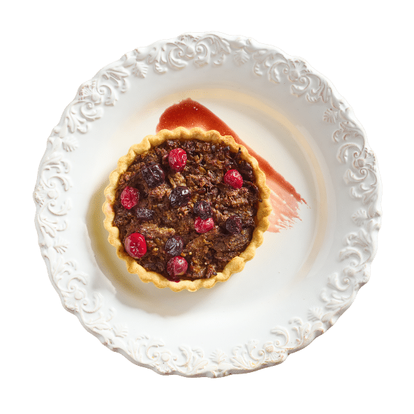 Pulled Beef-tartelettes met cranberrysaus   