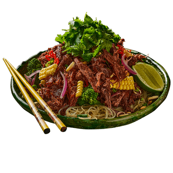 New-meat Asian Salad