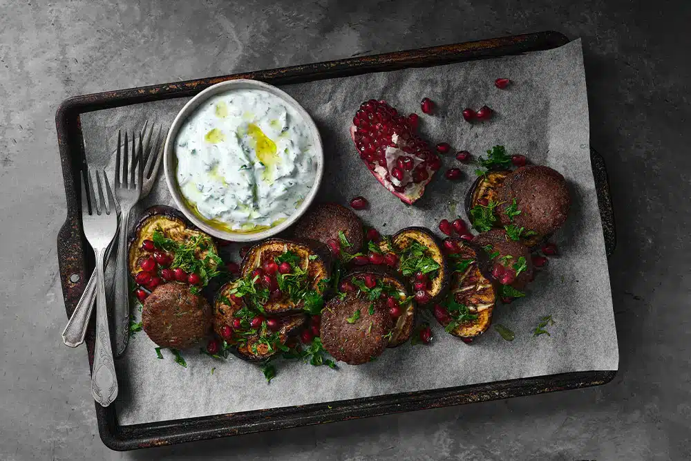 LAMB KOFTA WITH BAKED EGGPLANT Redefine Meat