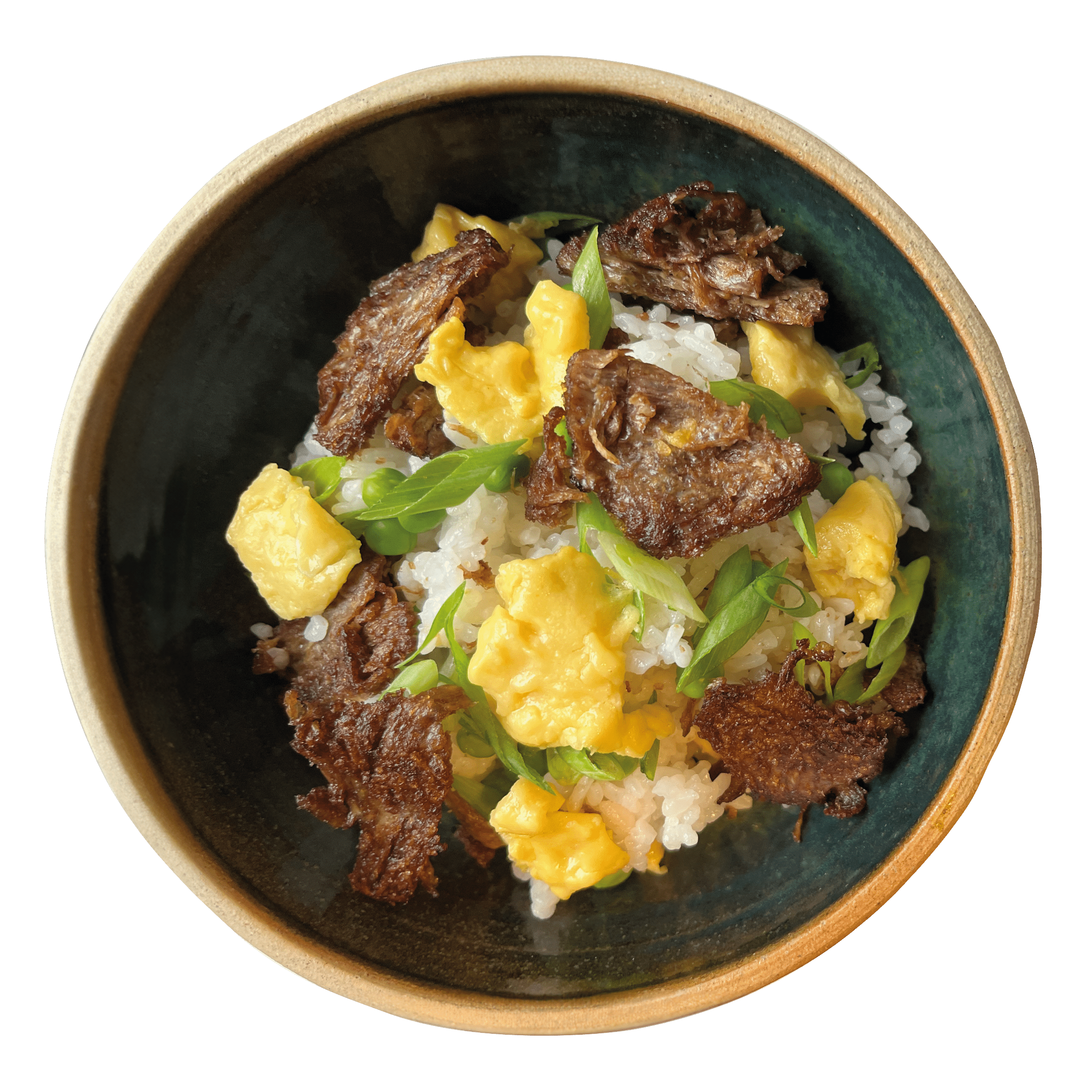PULLED PULLED BEEF & NO-EGG FRIED RICE  