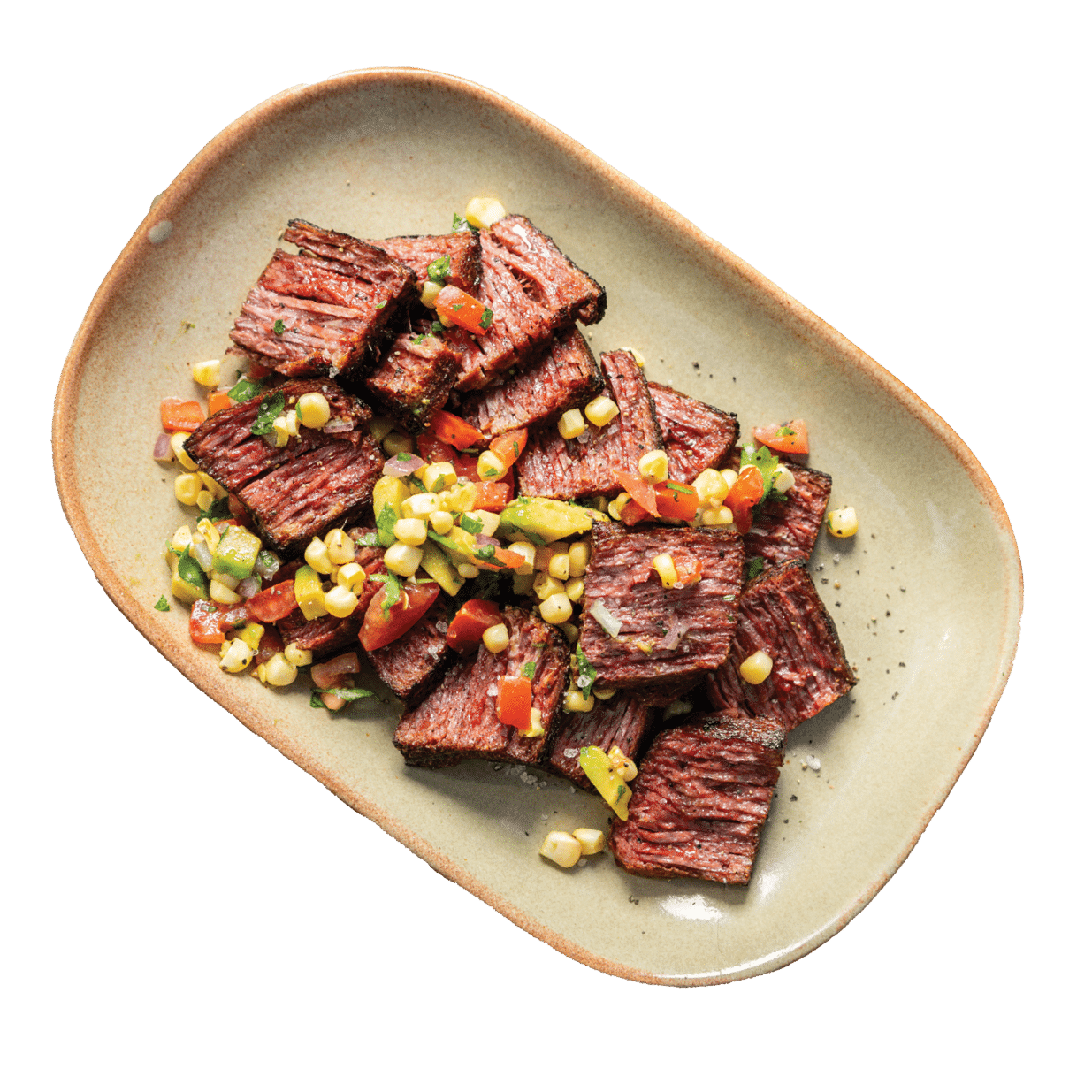 Flank Steak with Corn Salsa Redefine Meat