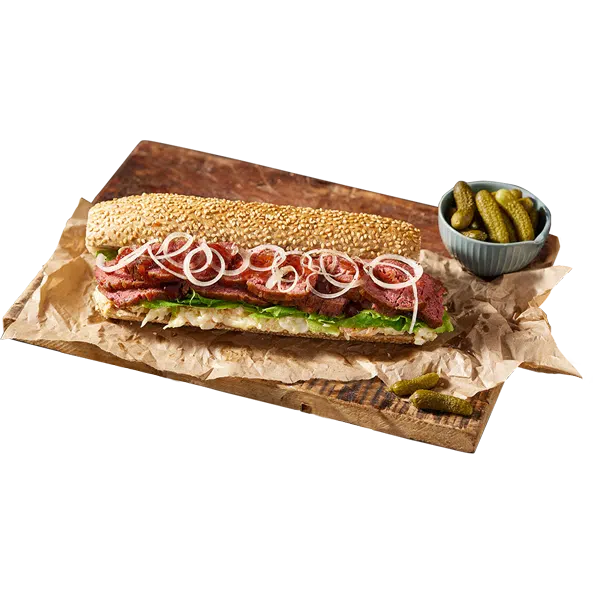 Beef Flank “Brisket” Sandwich