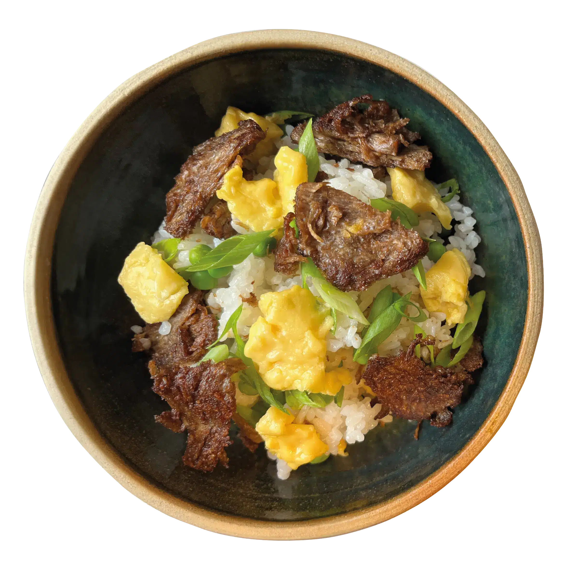 PULLED PULLED BEEF & NO-EGG FRIED RICE