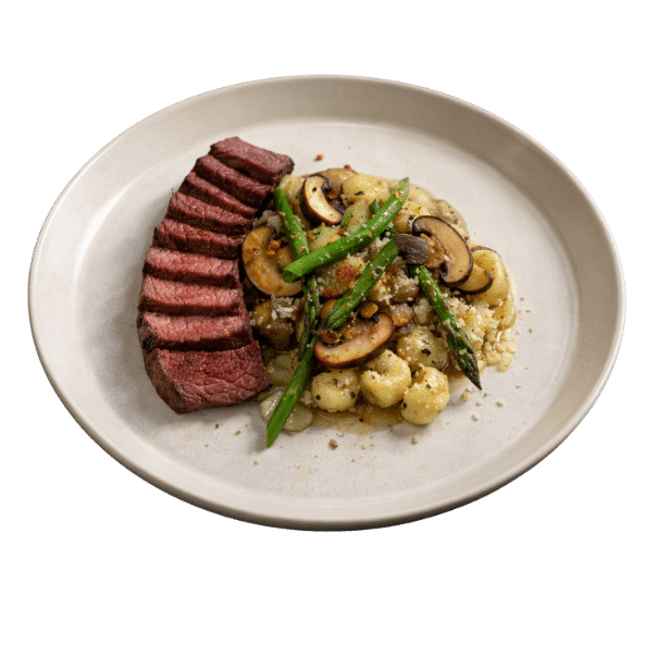 Cacio e Pepe Gnocchi with Redefine Flank Steak 